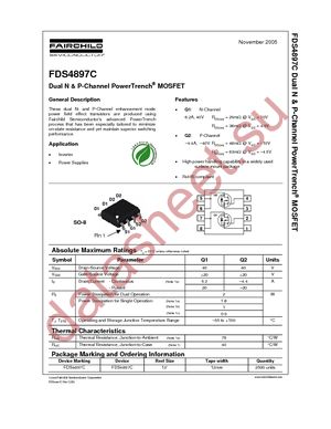 FDS4897C datasheet  